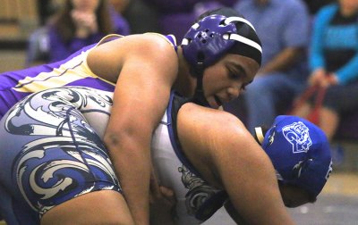 Lemoore's Euniaue Barnes earned a second straight trip to the CIF Girls' Wrestling Championships to be held this Feb. 23-24 in Visalia.